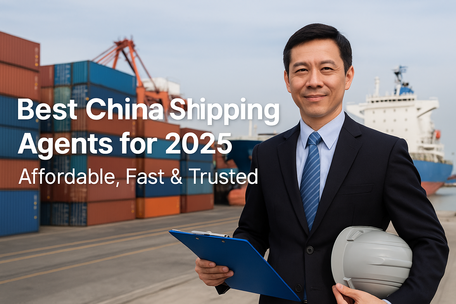 Professional China shipping agent offering fast and affordable global logistics in 2025