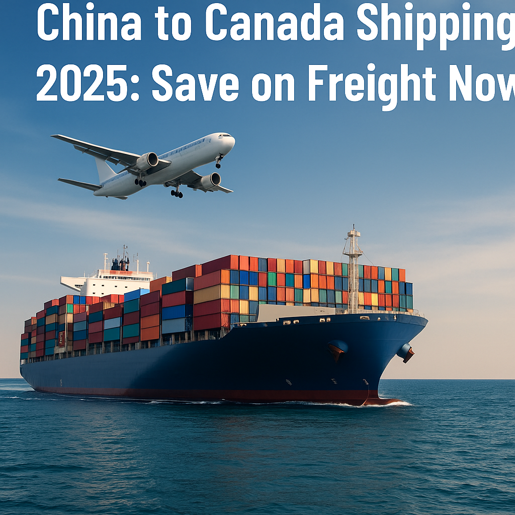 china to canada shipping 2025 cargo ship and airplane