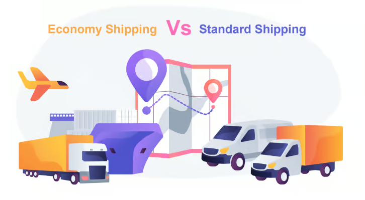 standard shipping vs economy shipping