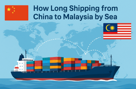 how long shipping from china to malaysia by sea