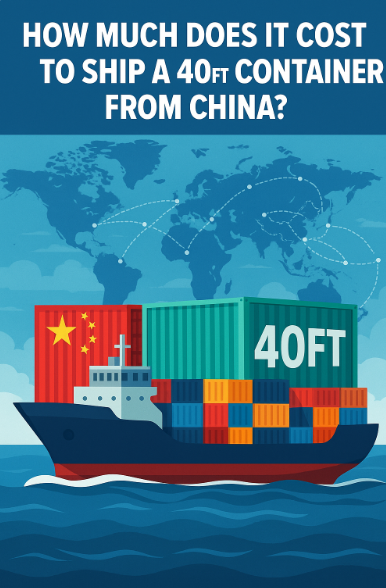 how much does it cost to ship a 40 foot container from china