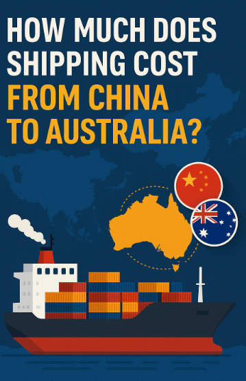 how much does shipping cost from china to australia