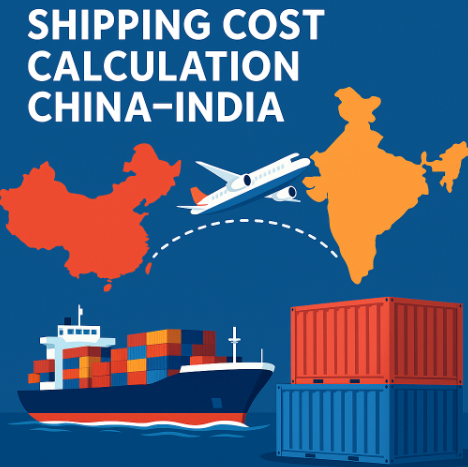 how to calculate shipping cost from china to india