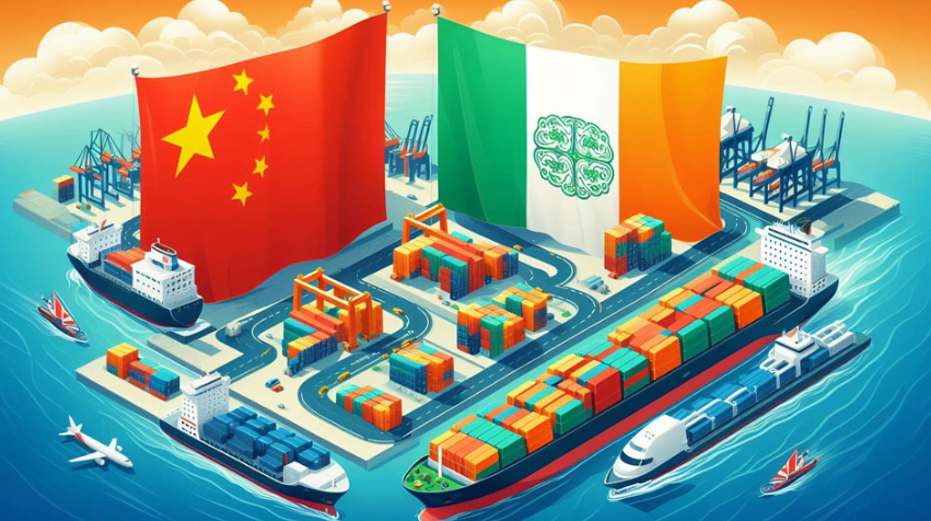 freight forwarder china to ireland