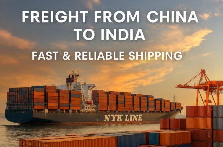 freight from china to india
