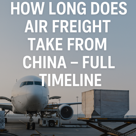 how long does air freight take from china