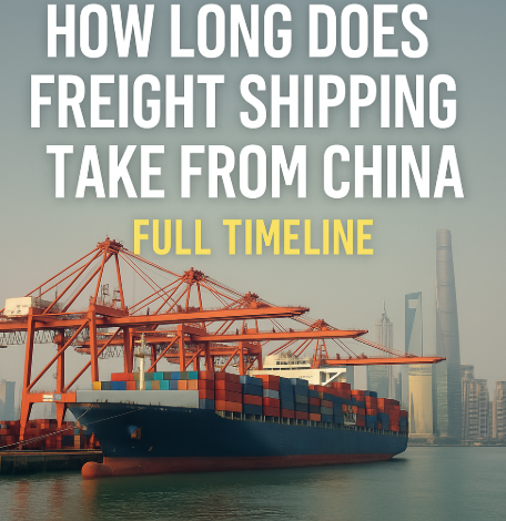 how long does freight shipping take from china