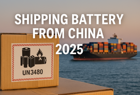shipping battery from china