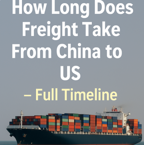 how long does freight take from china to us
