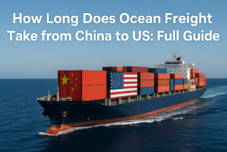 how long does ocean freight take from china to us