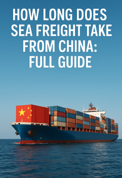 how long does sea freight take from china