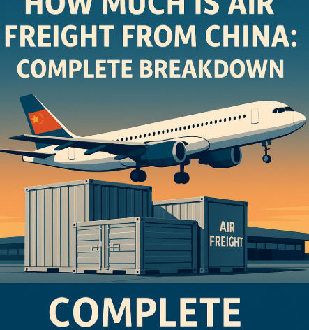 how much is air freight from china