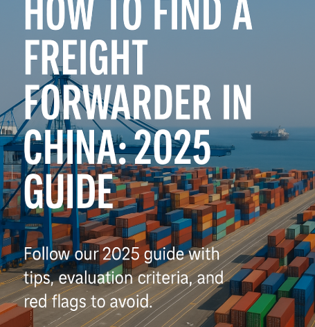 how to find a freight forwarder in china