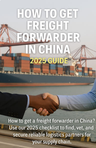 how to get freight forwarder in china