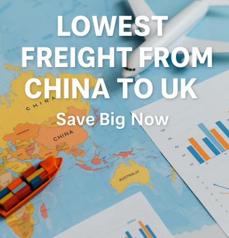 lowest freight from china to uk