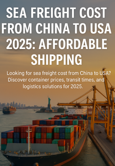 sea freight cost from china to usa
