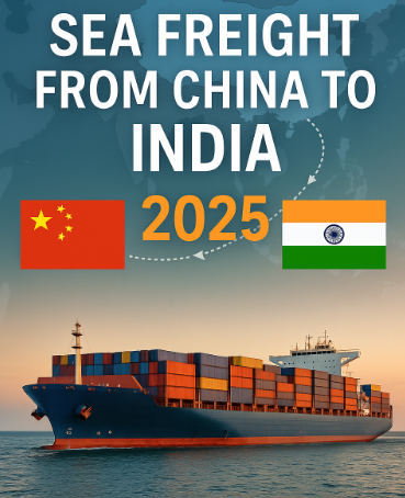 sea freight from china to india