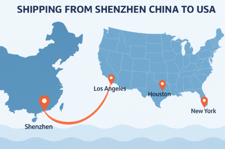 shipping from shenzhen china to usa