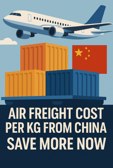 air freight cost per kg from china