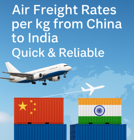 air freight rates per kg from china to india