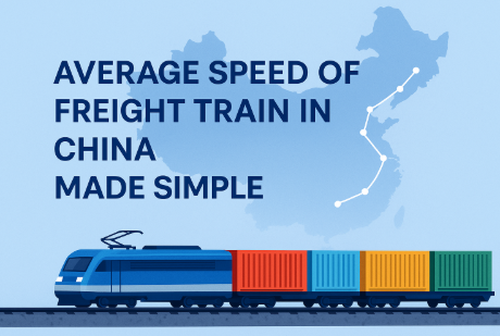average speed of freight train in china
