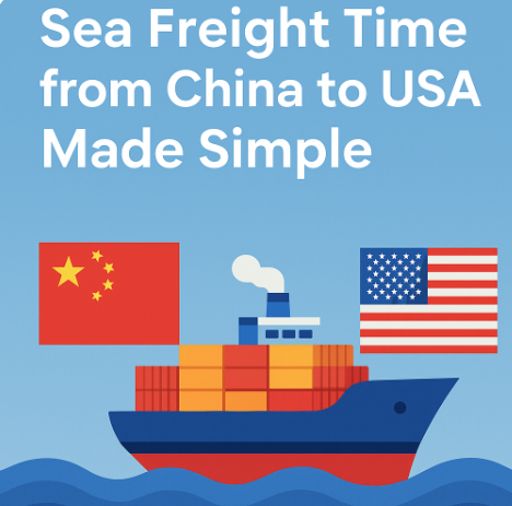 sea freight time from china to usa