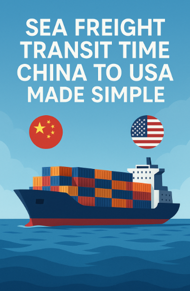 sea freight transit time china to usa