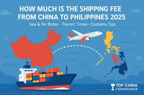 how much is the shipping fee from china to philippines