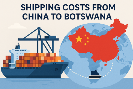 shipping costs from china to botswana