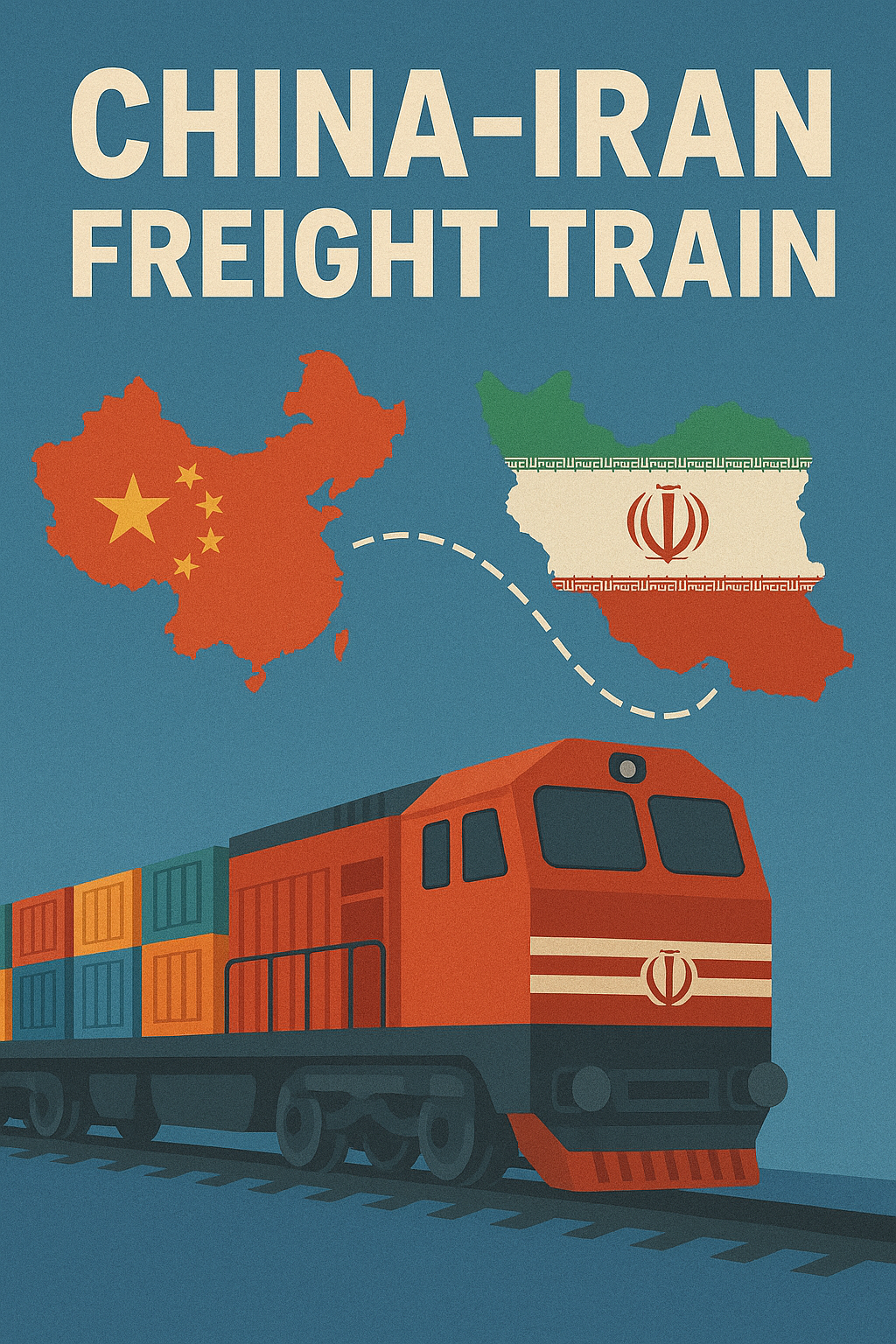 china iran freight train