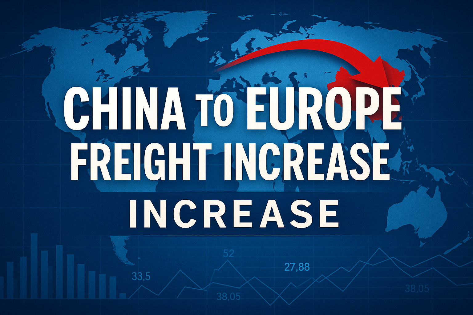 china to europe freight increase