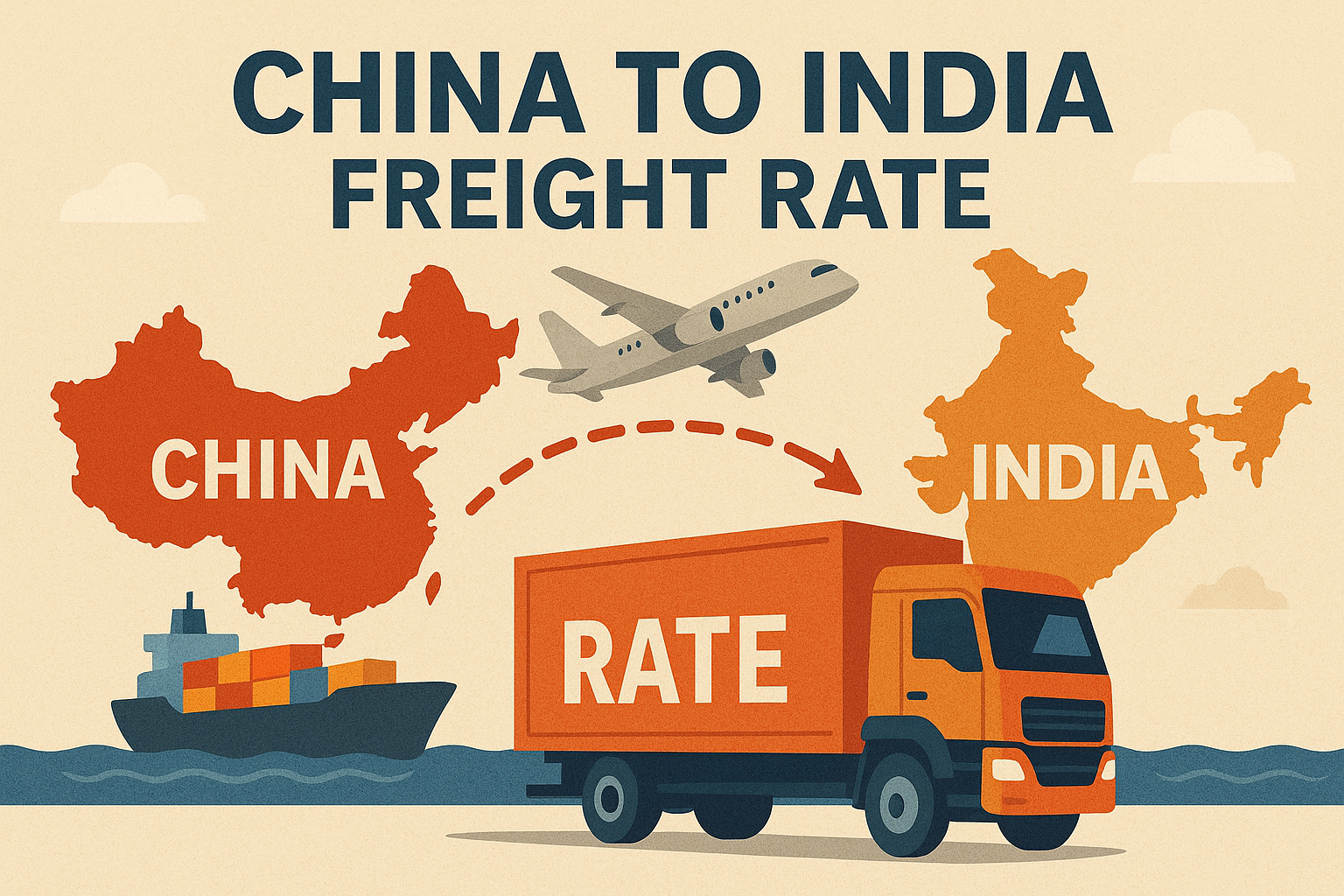 china to india freight rate