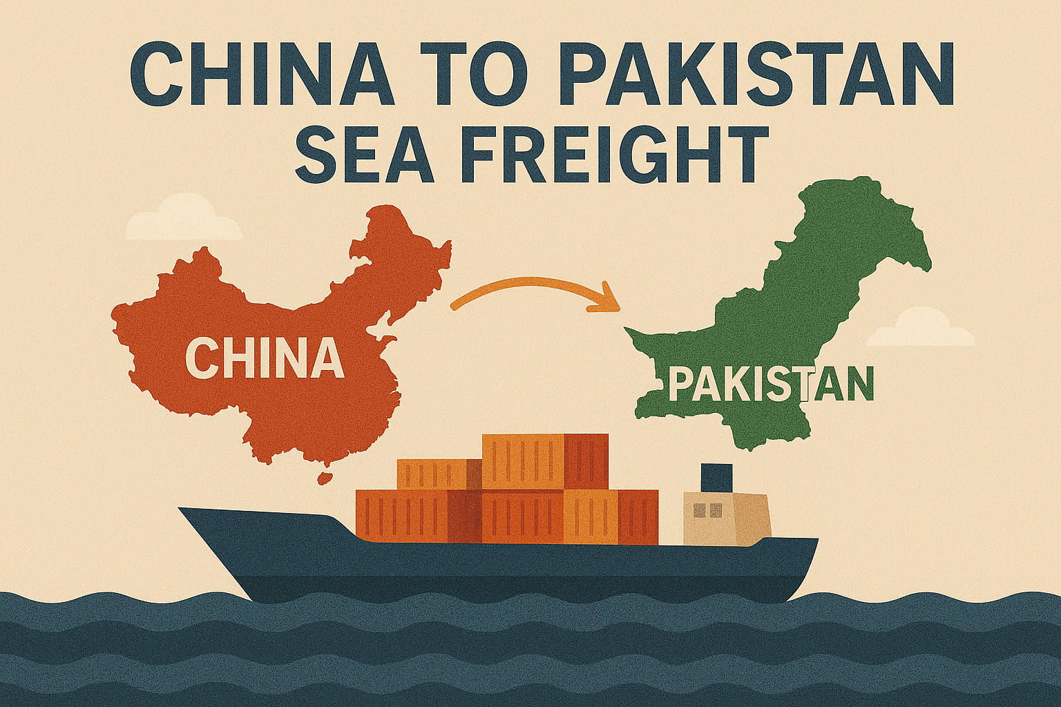 china to pakistan sea freight