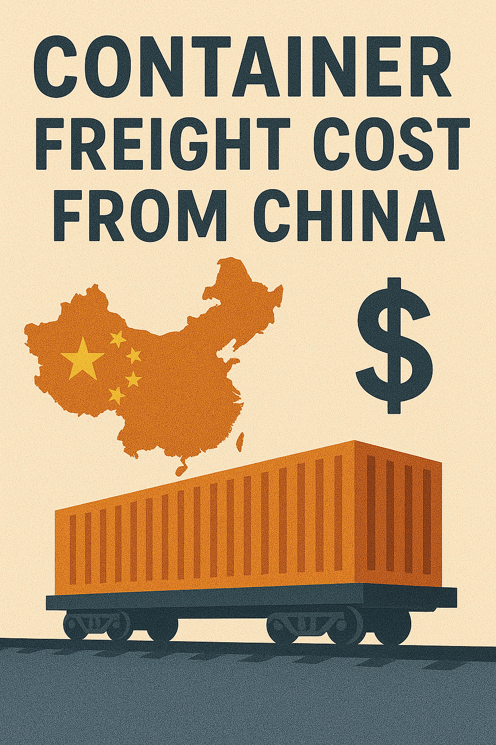 container freight cost from china
