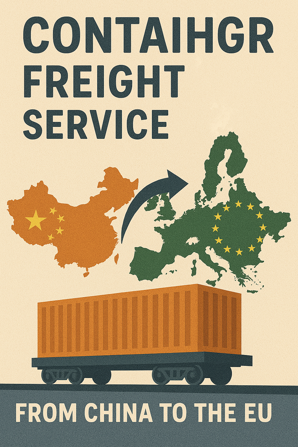 container freight service from china to the eu
