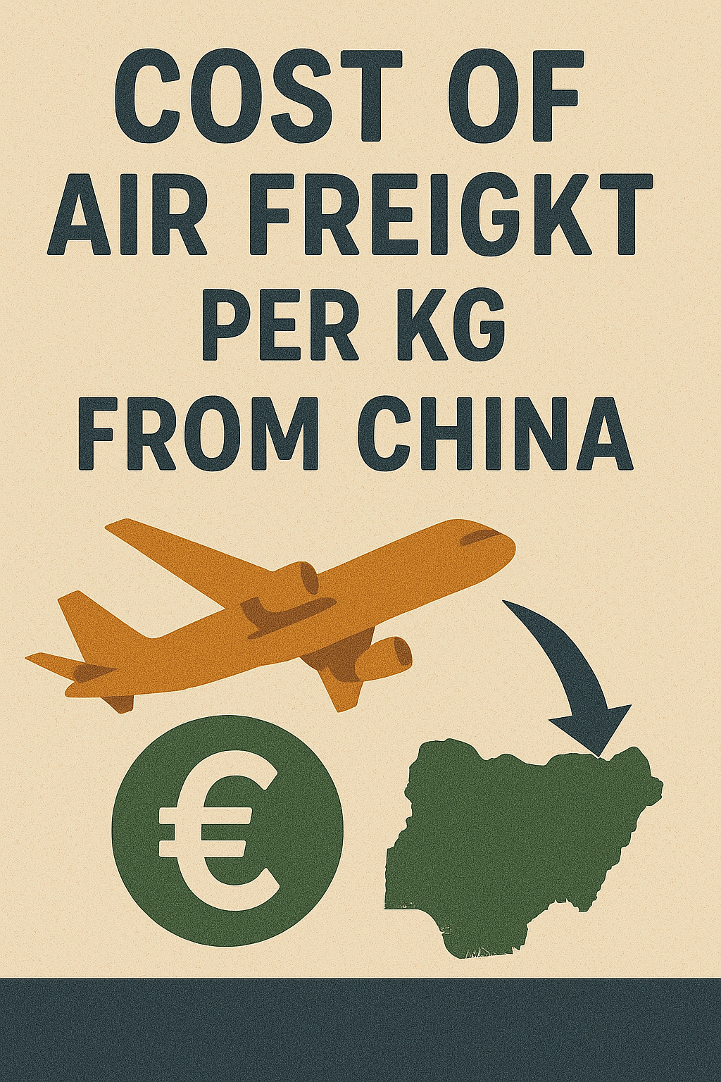 cost of air freight per kg from china