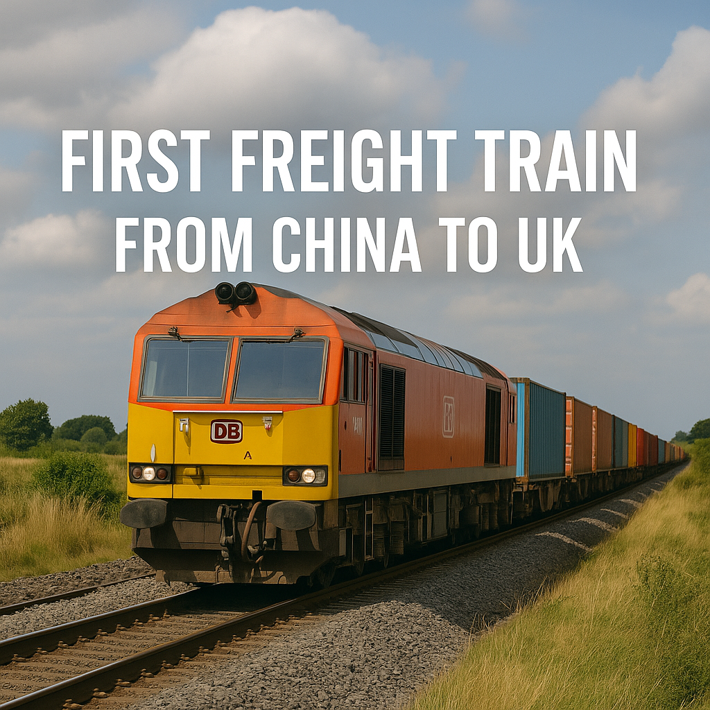 first freight train from china to uk