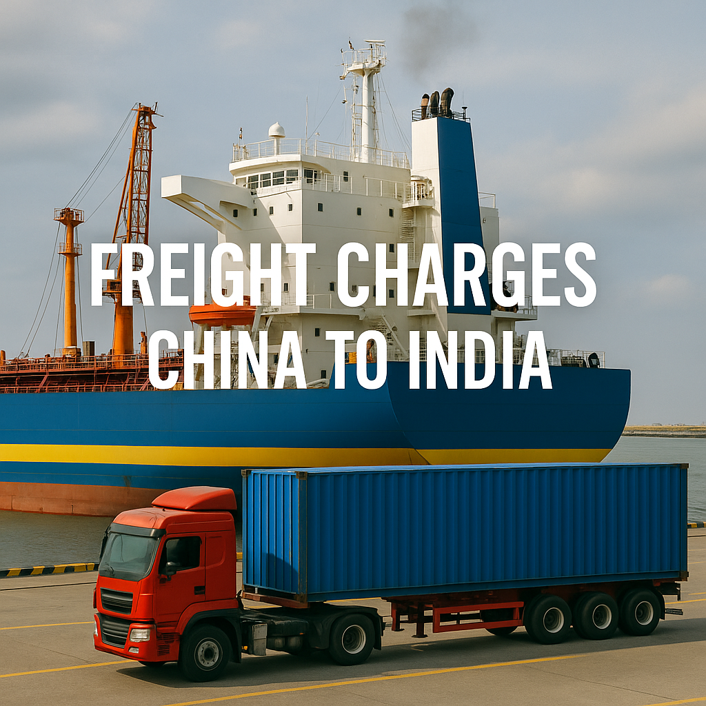 freight charges china to india