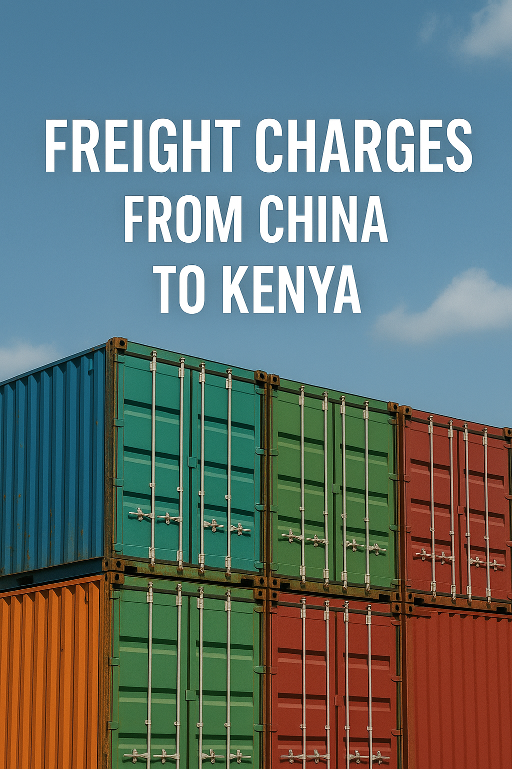 freight charges from china to kenya