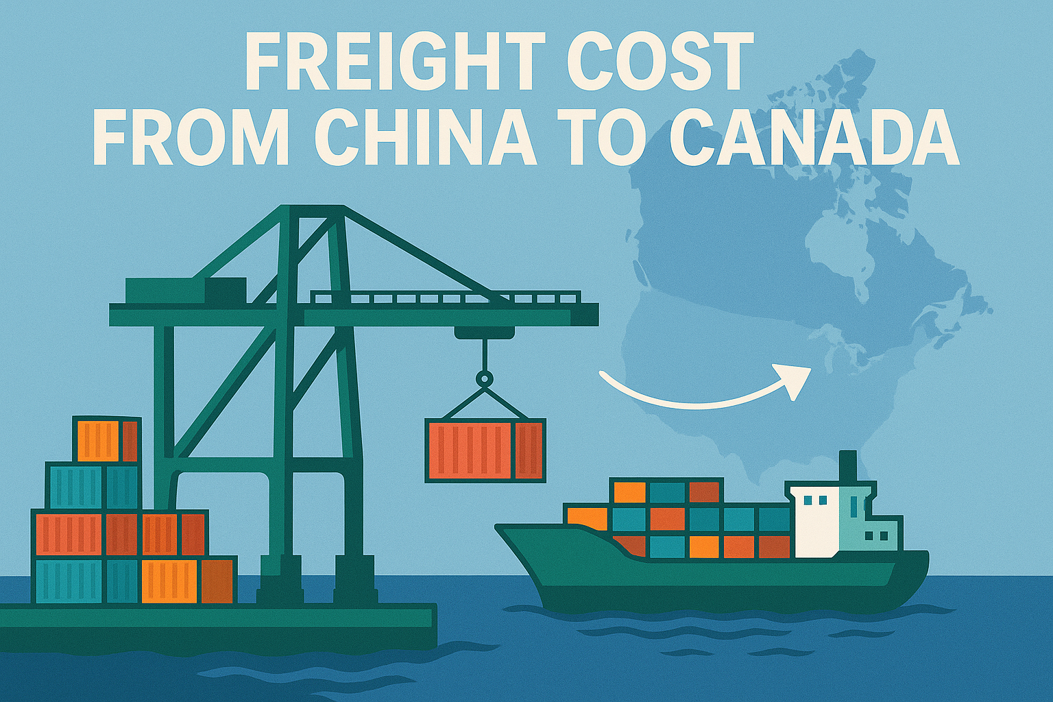 freight cost from china to canada