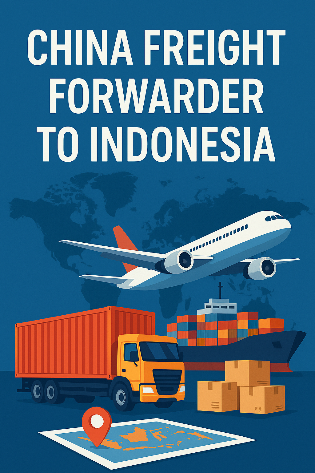 china freight forwarder to indonesia