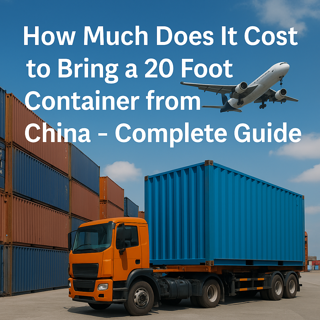 how much does it cost to bring a 20 foot container from china