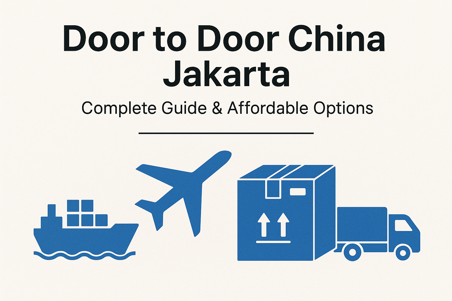 door to door china jakarta