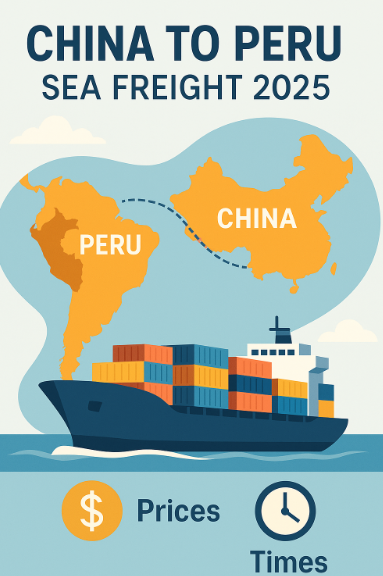 costo de flete maritimo de china a peru