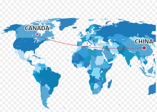 china shipping to canada