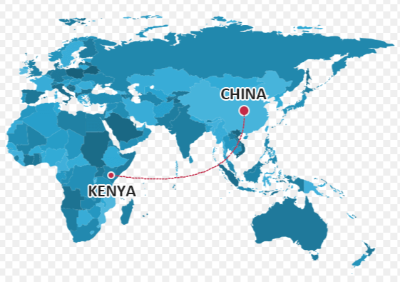 shipping from china to kenya
