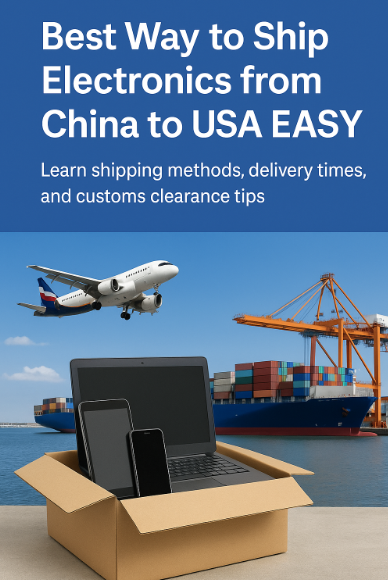best way to ship electronics from china to usa