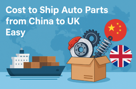 cost to ship auto parts from china to uk
