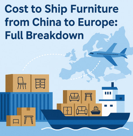 cost to ship furniture from china to europe