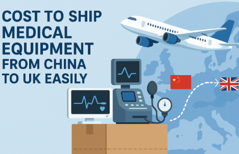 cost to ship medical equipment from china to uk